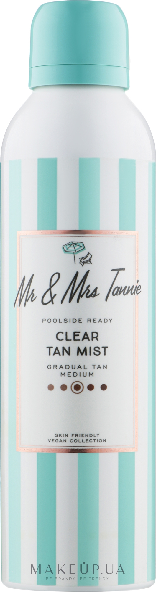 Спрей-автозасмага для тіла - Mr & Mrs Tannie Clear Tan Mist — фото 200ml