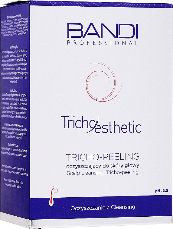 Трихо-пілінг для очищення шкіри голови ph-3.5 - Bandi Professional Tricho Esthetic Scalp Cleansing Tricho-Peeling — фото N2