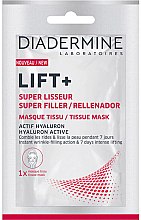 Духи, Парфюмерия, косметика Тканевая маска для лица - Diadermine Lift+ Super Filler Tissue Mask