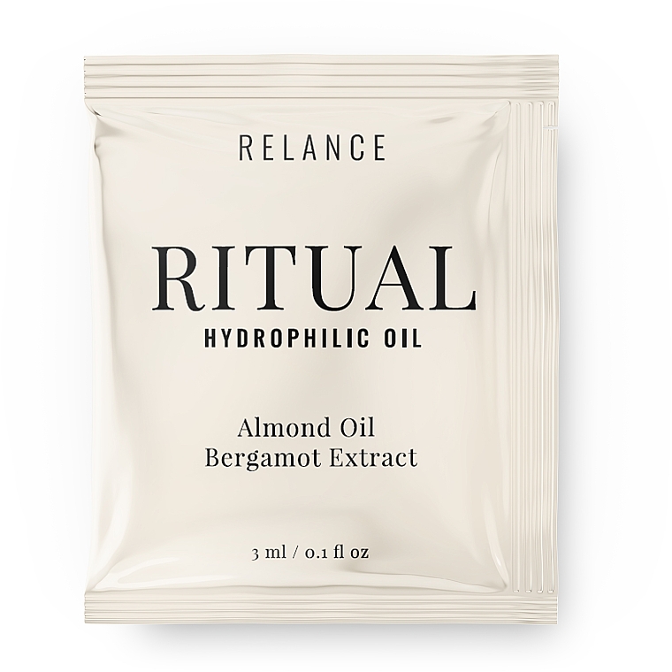 ПОДАРОК! Гидрофильное масло для лица очищающее с миндальным маслом и экстрактом бергамота - Relance Almond Oil + Bergamot Extract Hydrophilic Oil (пробник) — фото N1