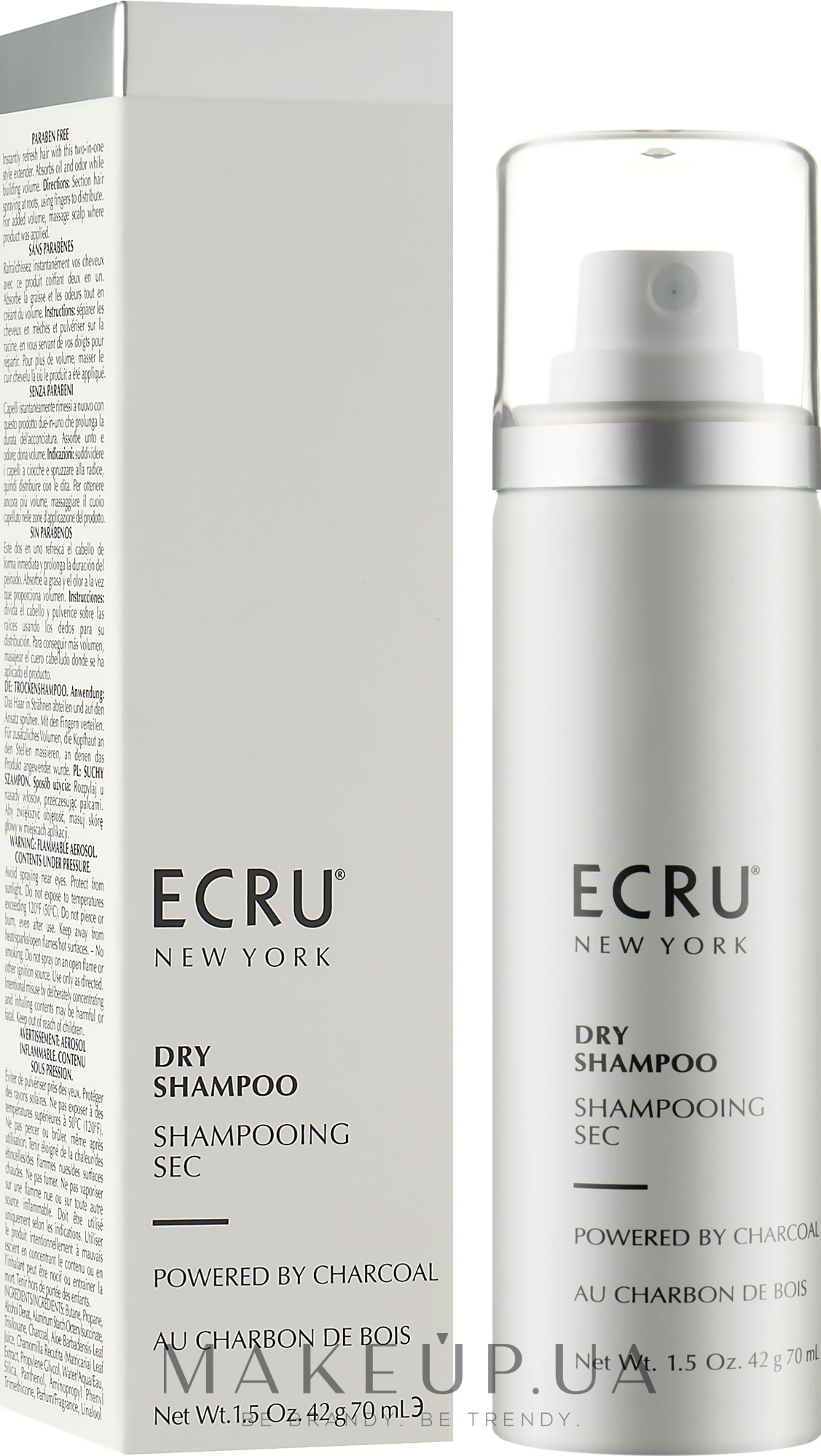 Сухой шампунь для волос - ECRU New York Dry Shampoo — фото 70ml