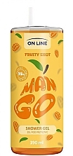 Гель для душа "Mango" - On Line Fruity Shot Shower Gel — фото N1