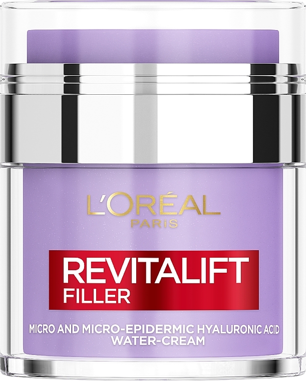 Крем зміцнювальний для обличчя - L'Oreal Paris Revitalift Filler Water-Cream — фото N1