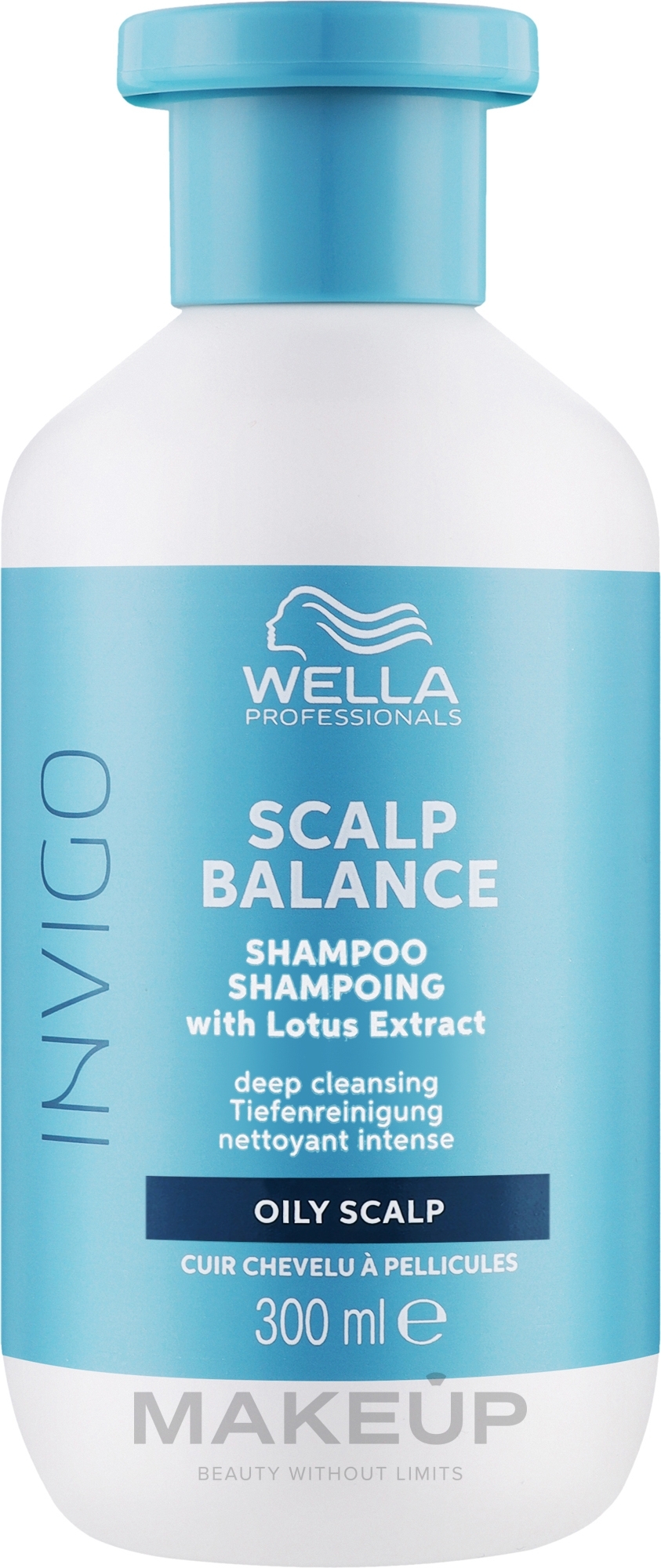 Шампунь против перхоти для жирных волос - Wella Professionals Invigo Scalp Balance Deep Cleansing Shampoo — фото 300ml