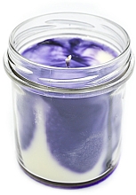 Ароматическая мраморная свеча "Лаванда" - Miabox Candle — фото N2