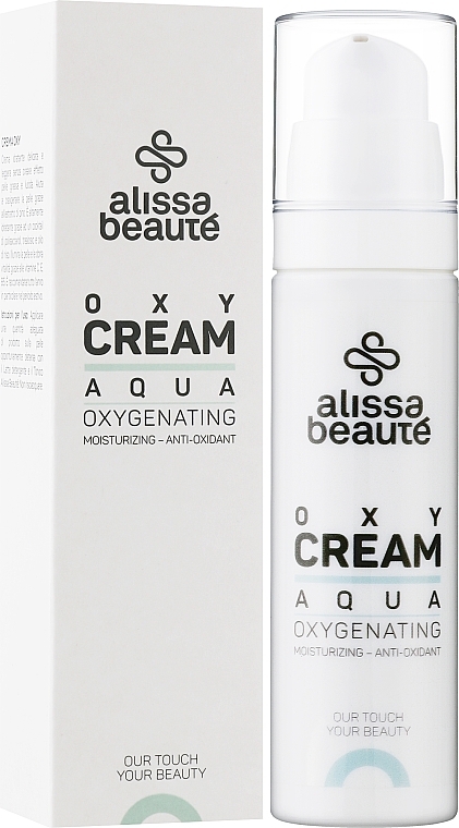 Кисневий крем що насичує шкіру киснем, освітлює та зволожує - Alissa Beaute Aqua OXY Cream — фото N3