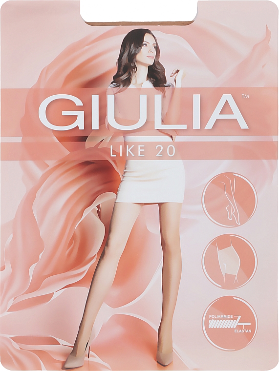 Колготки для женщин "Like" 20 Den, amber - Giulia — фото N1