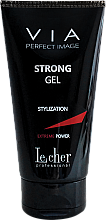 Парфумерія, косметика Гель для волосся, екстрасильної фіксації - Lecher Professional Via Perfect Image Strong Gel