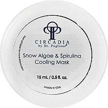 Охолоджувальна маска для обличчя зі спіруліни - Circadia Snow Algae and Spirulina Cooling Mask (міні) — фото N1