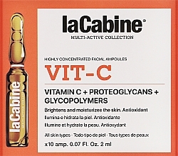 Висококонцентровані ампули для обличчя з вітаміном С - La Cabine Vit-C Ampoules — фото N2