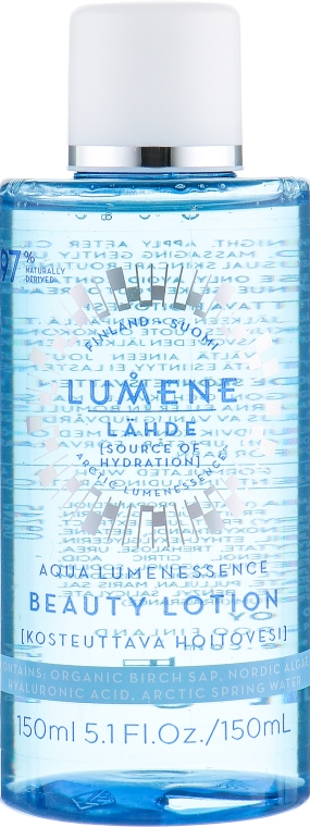 Лосьон для лица - Lumene Lähde Aqua Lumenessence Beauty Lotion — фото N1