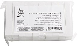 Парфумерія, косметика Шліфувальний блок для нігтів, білий, вузький - Peggy Sage Slim Sanding Block for Nails