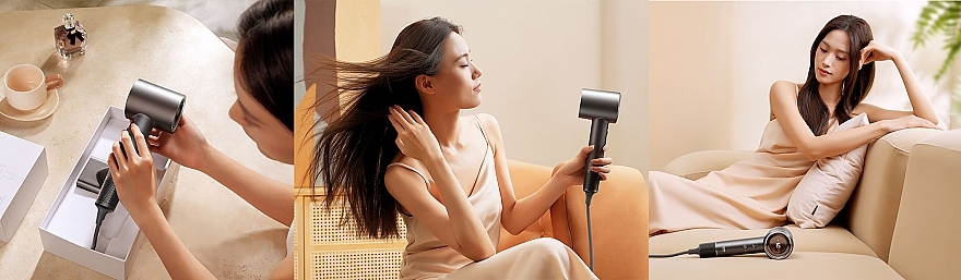 Профессиональный фен для волос, серый - Aimed Hair Master PRO — фото N18