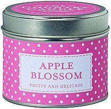 Парфумерія, косметика Ароматична свічка - The Country Candle Company Polkadot Apple Blossom Tin Candle