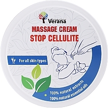 Парфумерія, косметика Крем для масажу "Стоп-целюліт" - Verana Massage Cream Stop-Cellulite