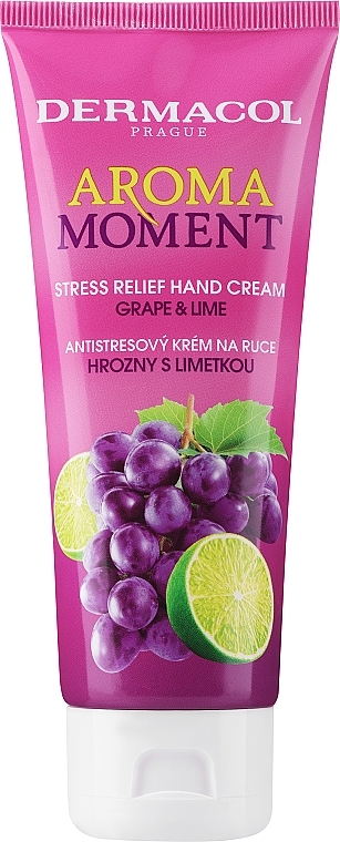 Крем для рук смягчающий "Виноград и лайм" - Dermacol Body Aroma Ritual Anti-Stress Hand Cream