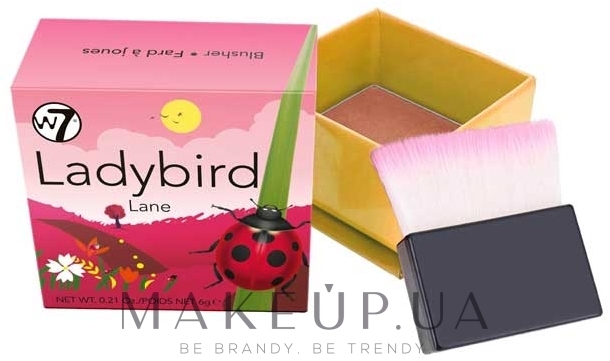 Румяна для лица - W7 Powder Blusher The Boxed Blusher  — фото Ladybird