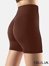 Духи, Парфюмерия, косметика Бесшовные шорты "SHORTS SHAPE", deep taupe - Giulia