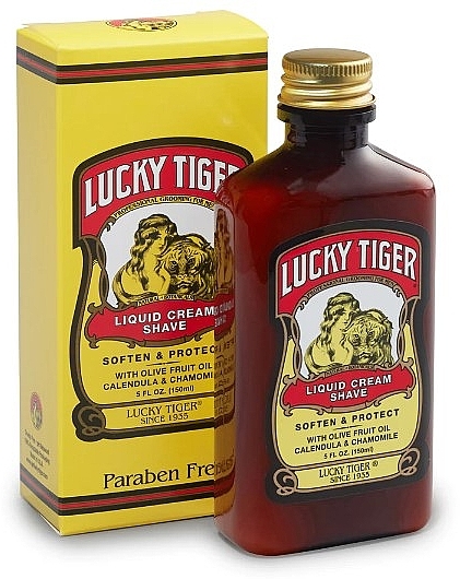 Жидкий крем для бритья - Lucky Tiger Liquid Cream Shave, — фото N2