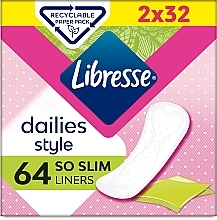 Парфумерія, косметика УЦІНКА Ультратонкі щоденні прокладки, 64 шт. - Libresse Dailies Style Normal *
