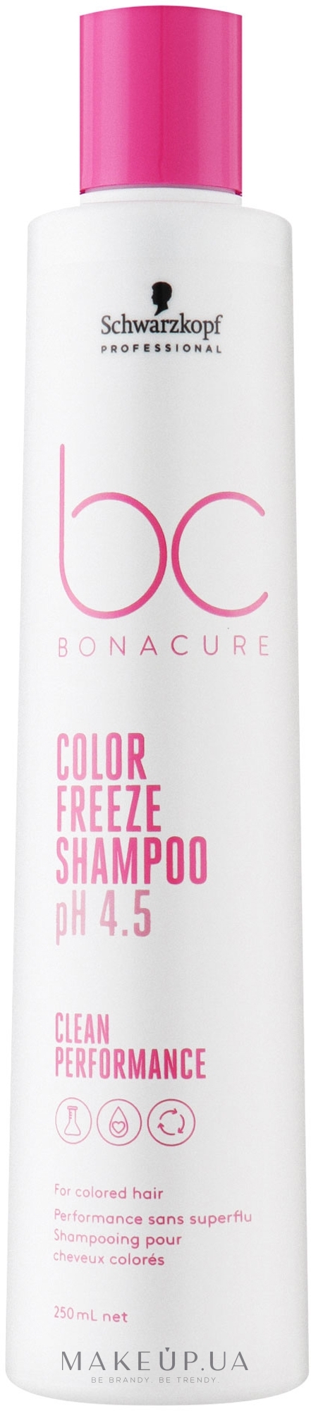 Шампунь для фарбованого волосся - Schwarzkopf Professional Bonacure Color Freeze Shampoo pH 4.5 — фото 250ml
