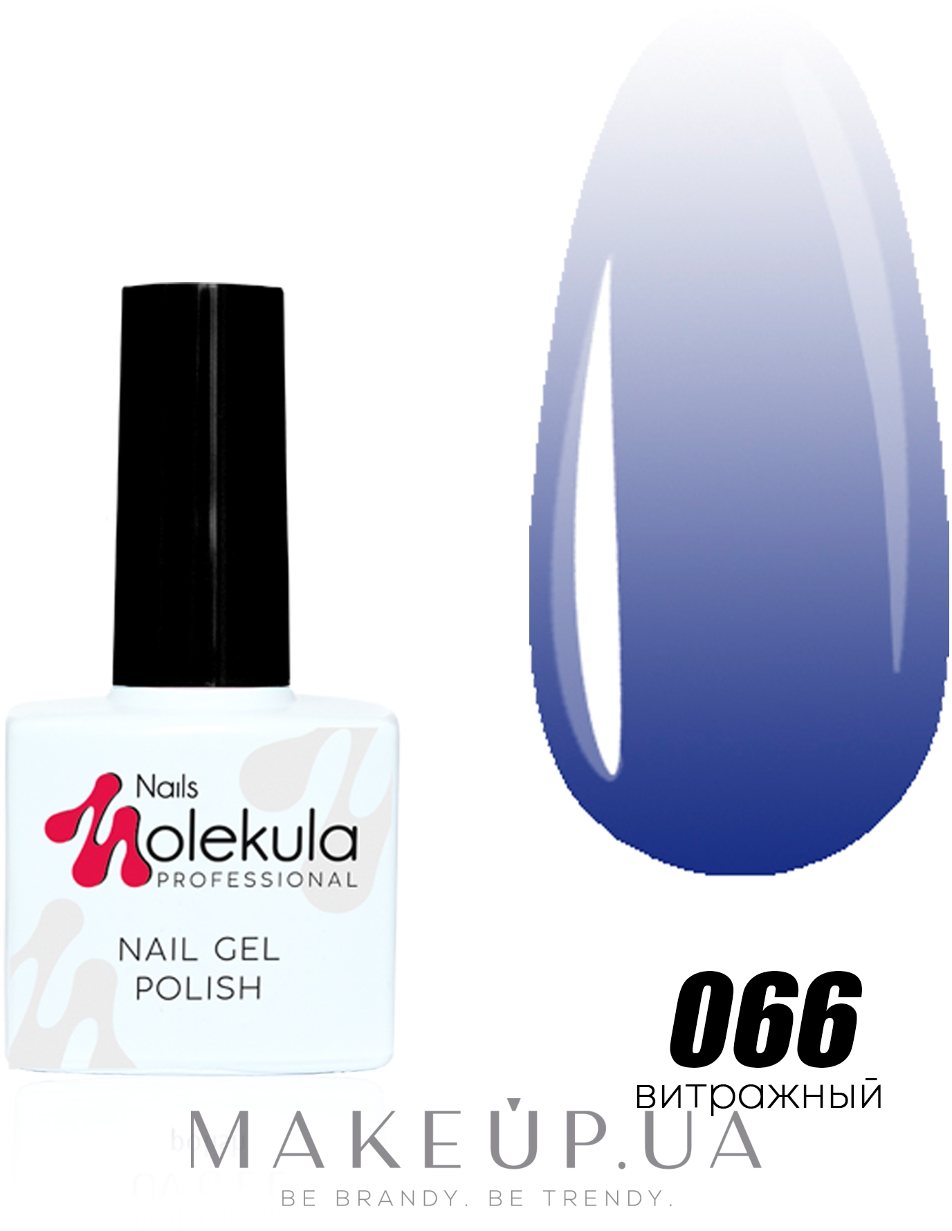 Гель-лак "Витражный" - Nails Molekula Gel Polish  — фото 66 - Blue