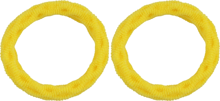 Резинки для волосся безшовні, Pf-162, жовті - Puffic Fashion — фото N1