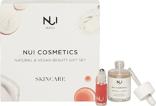 Набір - NUI Cosmetics Natural & Vegan Radiance Set (f/ser/30ml + lip/oil/5ml) — фото N1