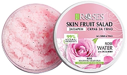 Парфумерія, косметика Скраб для обличчя й тіла "Троянда" - Nature of Agiva Roses Skin Fruit Salad Rose Nourishing Sugar Scrub