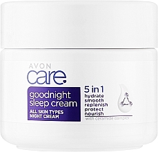 Парфумерія, косметика Нічний крем для обличчя з керамідами - Avon Care Goodnight Sleep Cream With Ceramide Complex