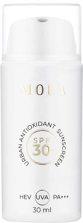 Сонцезахисний крем для обличчя - Mola Urban Antioxidant Sunscreen SPF 30+ PA+++