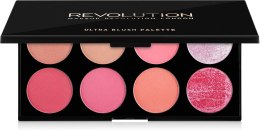 Парфумерія, косметика УЦІНКА Палетка з 8 рум'ян - Makeup Revolution Blush Palette *