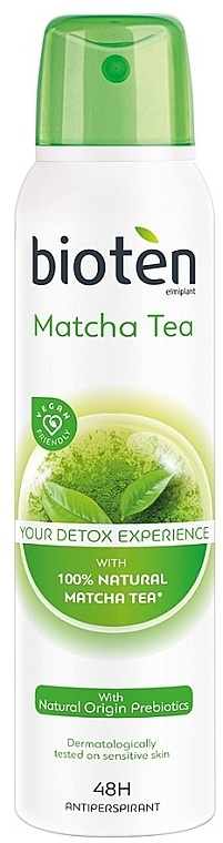 Дезодорант-антиперспірант "Чай матча" - Bioten Matcha Tea Antiperspirant — фото N1