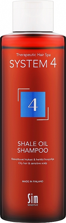 Шампунь для жирной и чувствительной кожи головы - Sim Sensitive System 4 S4 Shale Oil Shampoo — фото N1