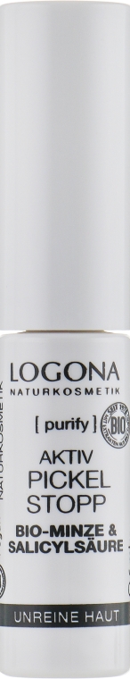 Антибактеріальний засіб для проблемної шкіри - Logona Facial Care Blemish Concealer Organic Mint