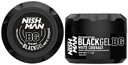 Духи, Парфюмерия, косметика Гель для маскировки седых волос - Nishman Black Gel White Coverage