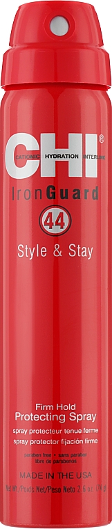 Термозащитный лак для волос - CHI 44 Iron Guard Style & Stay Firm Hold Protecting Spray