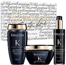 Духи, Парфюмерия, косметика Набор - Kerastase With Love Chronologiste Holiday Set (shmp/250 + h/mask/200ml + serum/150ml)