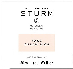 Обогащенный питательный крем для лица - Dr. Barbara Sturm Face Cream Rich — фото N2