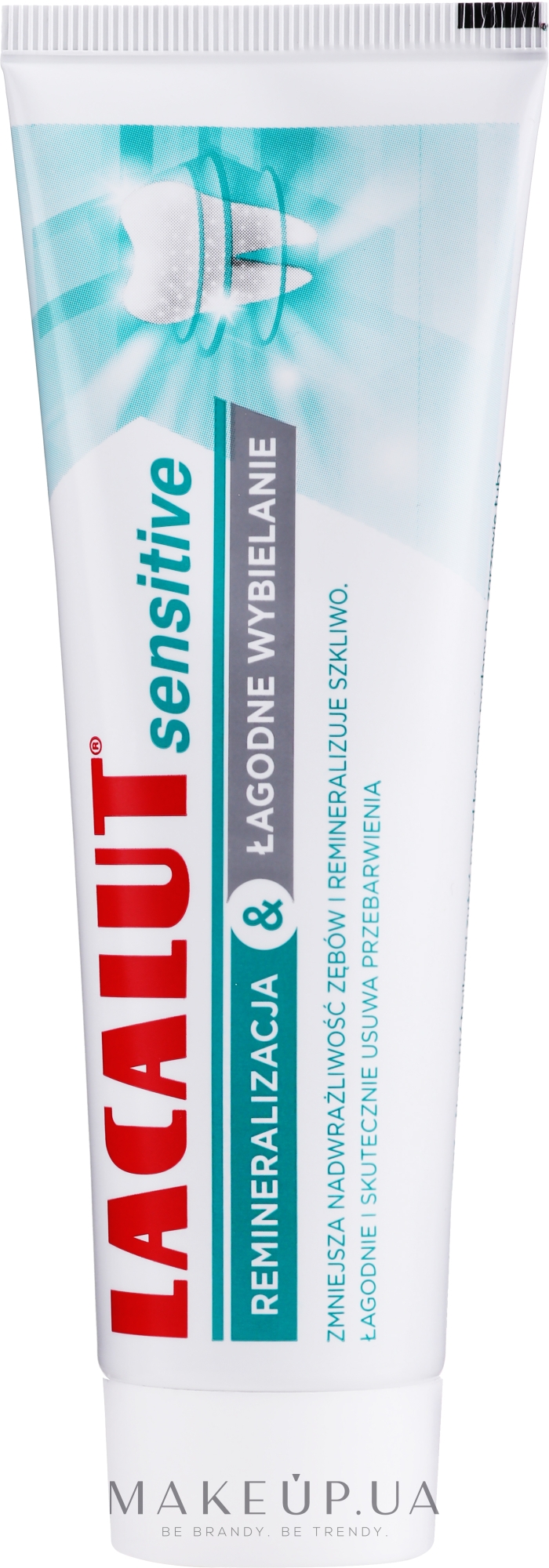Зубна паста "Захист чутливих зубів & дбайливе відбілювання" - Lacalut Sensitive — фото 75ml