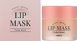 Бальзам-маска для губ "Тубероза" - Med B Floral Garden Lip Mask Tube Rose — фото N2