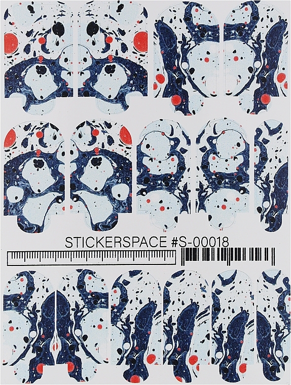 Дизайнерські наклейки для нігтів "Wraps S-00018" - StickersSpace — фото N1