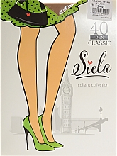 Колготки жіночі "Classic", 40 Den, glace - Siela — фото N3