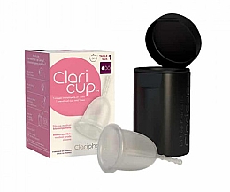 Парфумерія, косметика Дезінфекційна менструальна чаша, розмір 1 - Claripharm Claricup Menstrual Cup