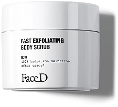 Духи, Парфюмерия, косметика Отшелушивающий скраб для тела - FaceD Fast Exfoliating Body Scrub