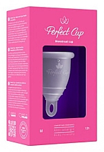 Менструальная чаша, прозрачная, размер M - Perfect Cup  — фото N1