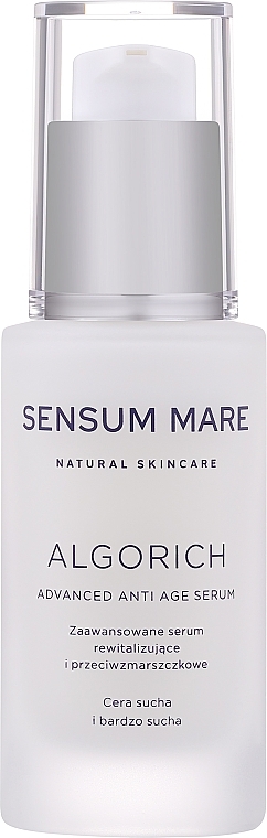 Восстанавливающая сыворотка для лица - Sensum Mare Algorich Advanced Anti Age Serum