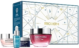 Парфумерія, косметика Набір - Biotherm Blue Peptides Uplift Day Cream Case (d/cr/50ml + eye/cr/5ml + elixir/7ml + n/cr/15ml)