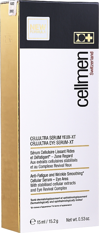 Клітинна сироватка для шкіри навколо очей - Cellmen CellUltra Eye Serum-XT — фото N2