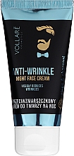 Мужской ночной крем - Vollare Anti-Wrinkle Night Face Cream Men — фото N1